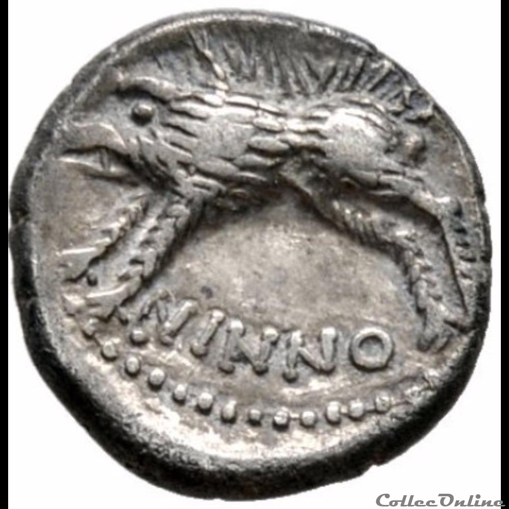 Série 995 DT 3278 Quinaire NINNO / MAVG monnaie antique gauloise serie 995 dt 3278 quinaire ninno mavg