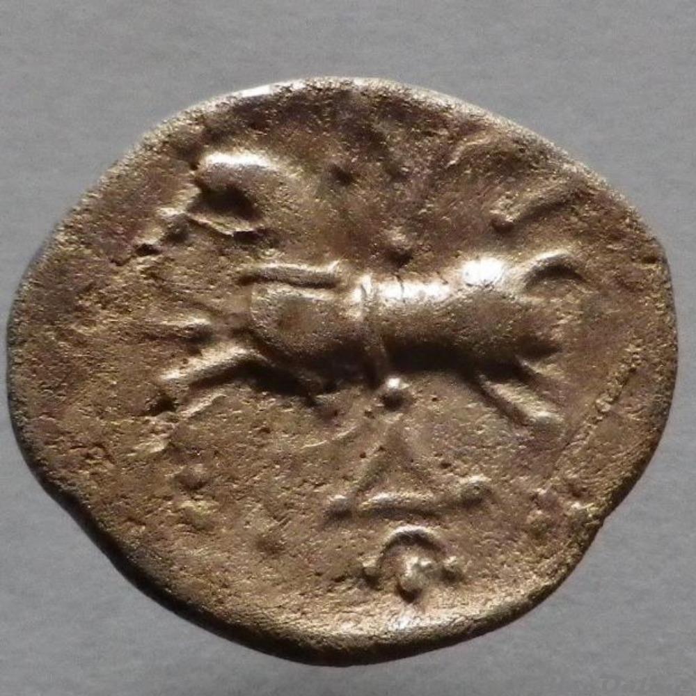 DT série 884 Quinaire KALETEDOY monnaie antique gauloise dt serie 884 quinaire kaletedoy