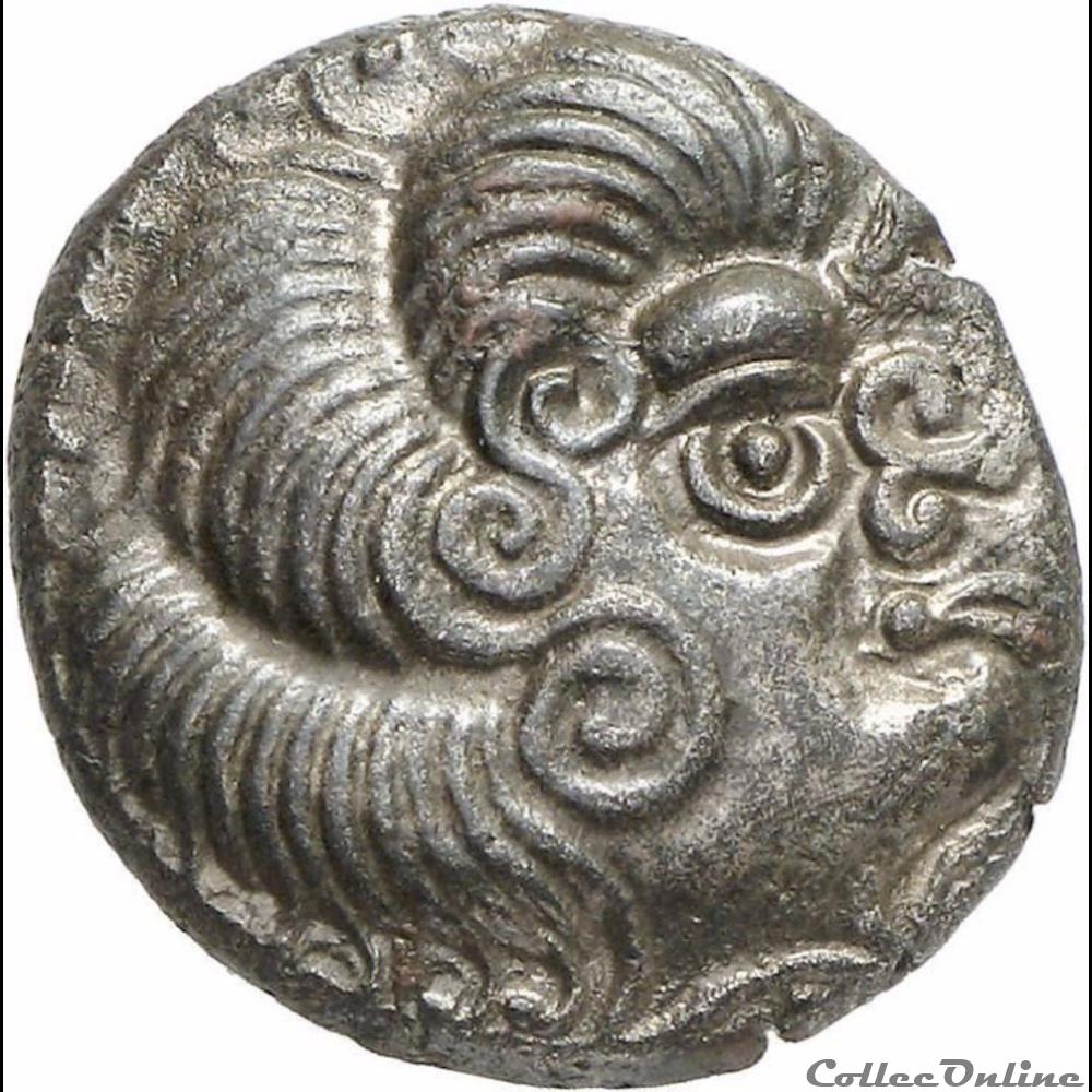 monnaie antique gauloise serie 365 a dt 2339 statere coriosolite