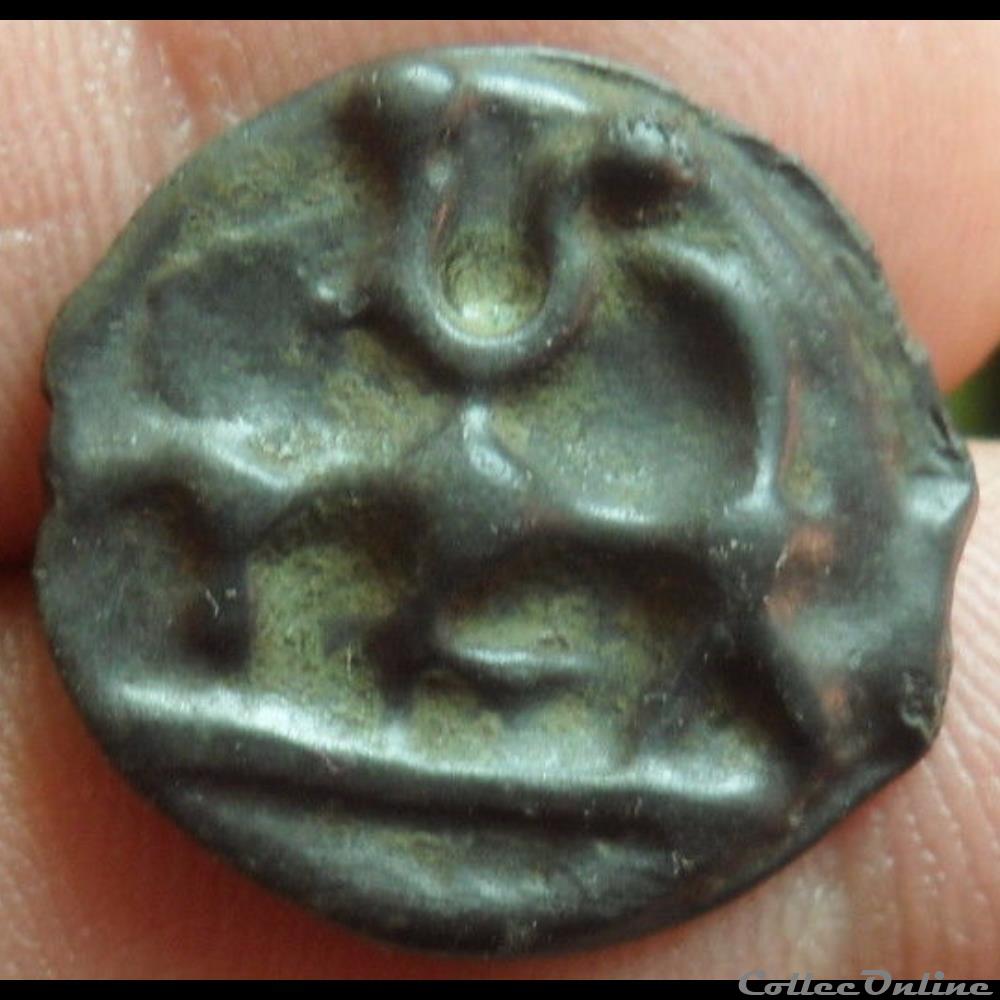 DT 691 var Potin au mannequin monnaie antique gauloise dt 691 var potin au mannequin