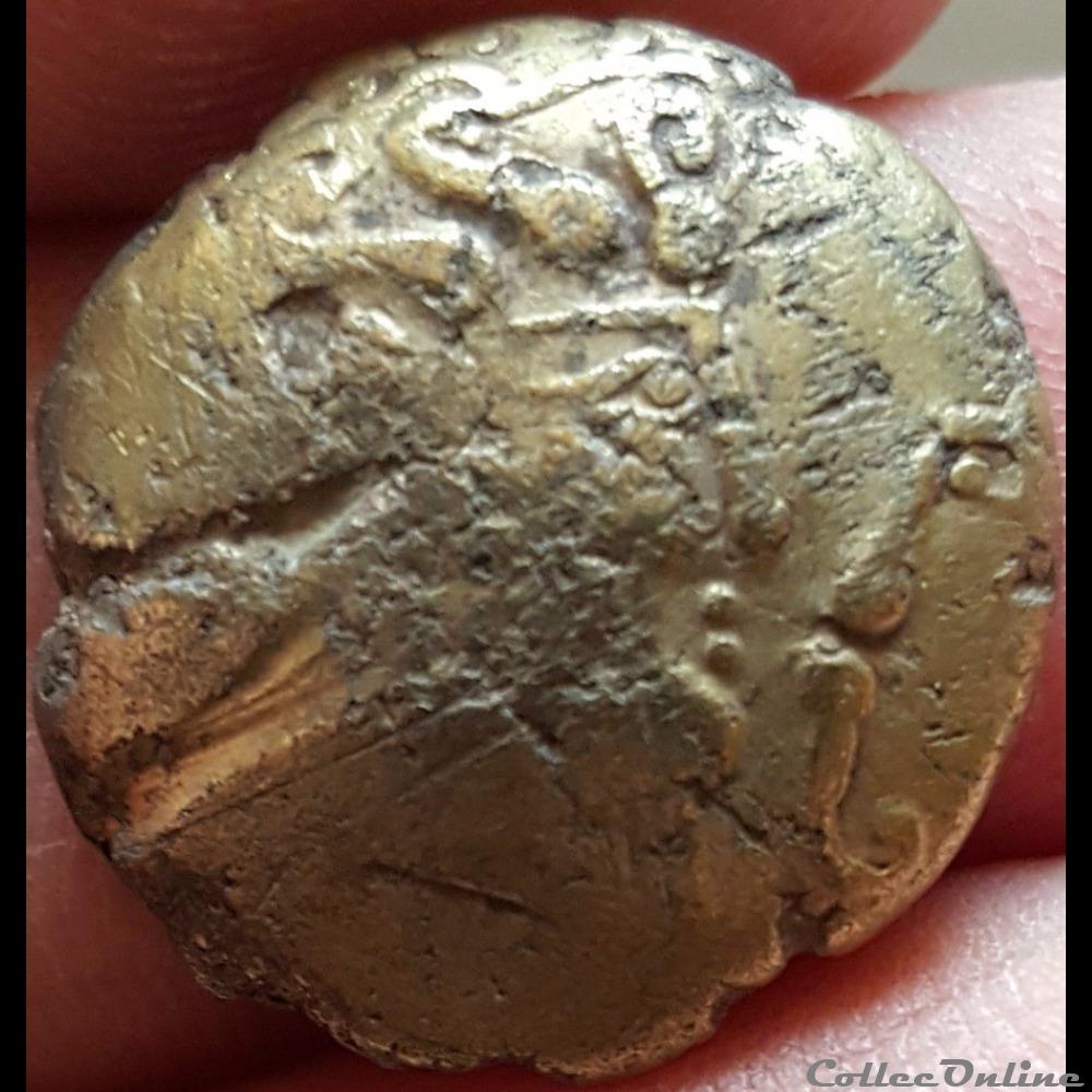 Série 875 DT 3174 Statère à la lyre type de Chenove monnaie antique gauloise serie 875 dt 3174 statere a la lyre type de chenove