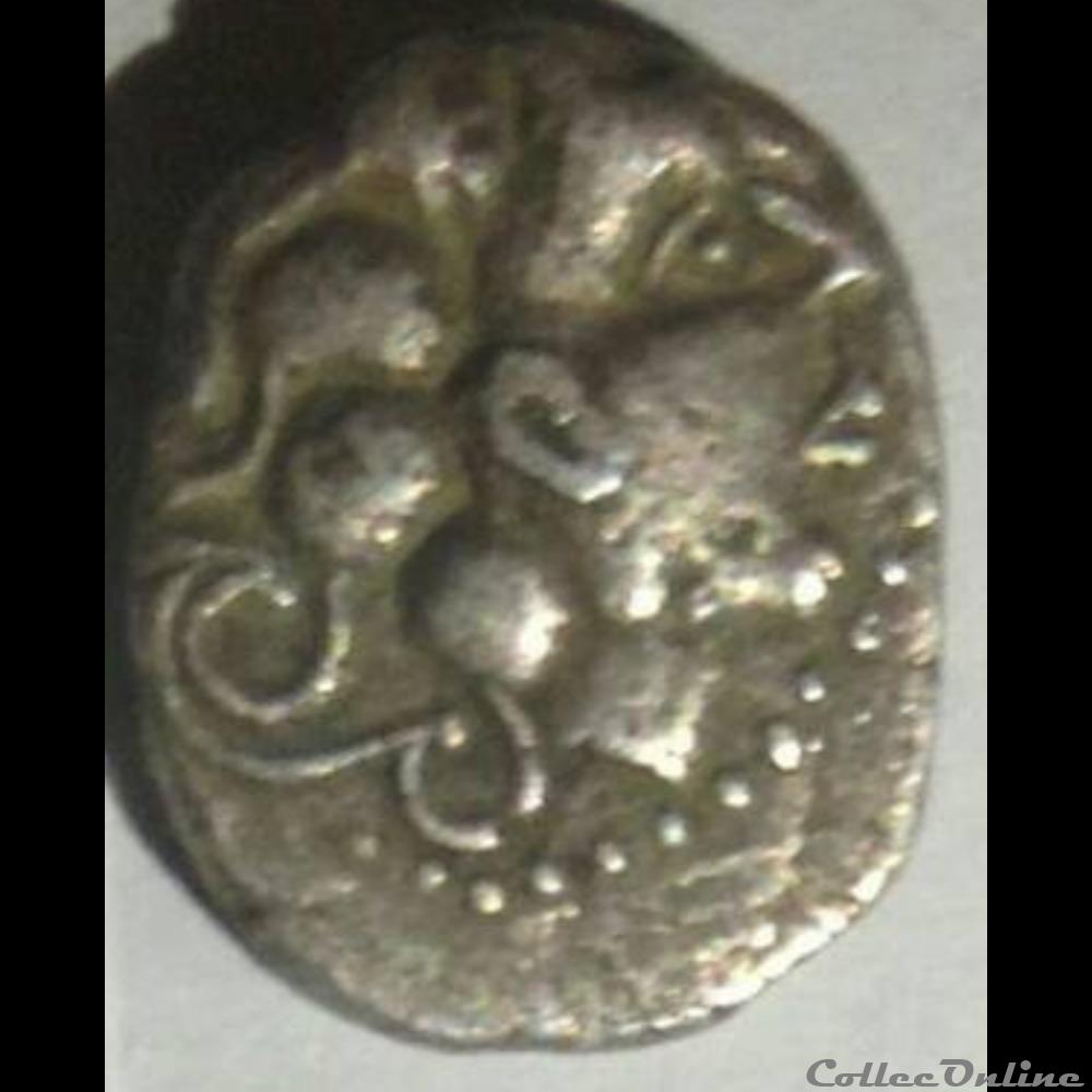 monnaie antique gauloise serie 878 dt 3185 quinaire a la lyre et au s