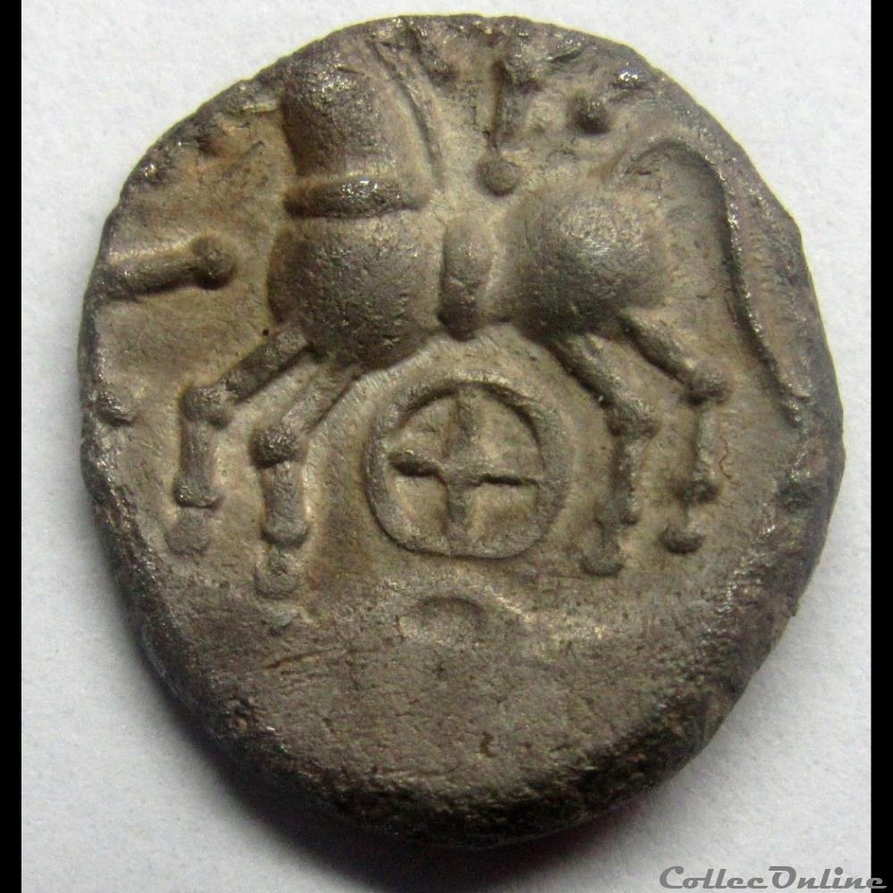 DT série 884 Quinaire KALETEDOY monnaie antique gauloise dt serie 884 quinaire kaletedoy