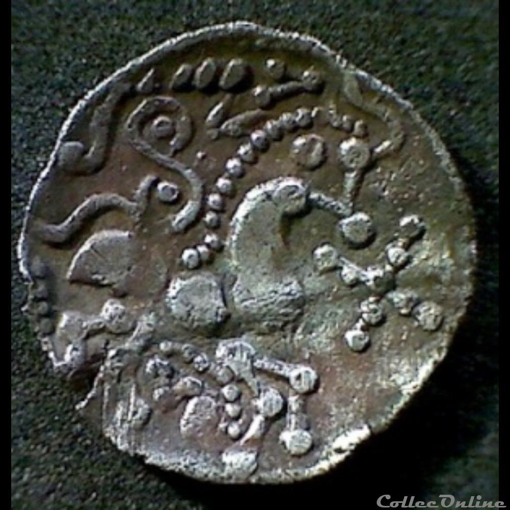 monnaie antique gauloise serie 31 lamellaire a la tete de pallas