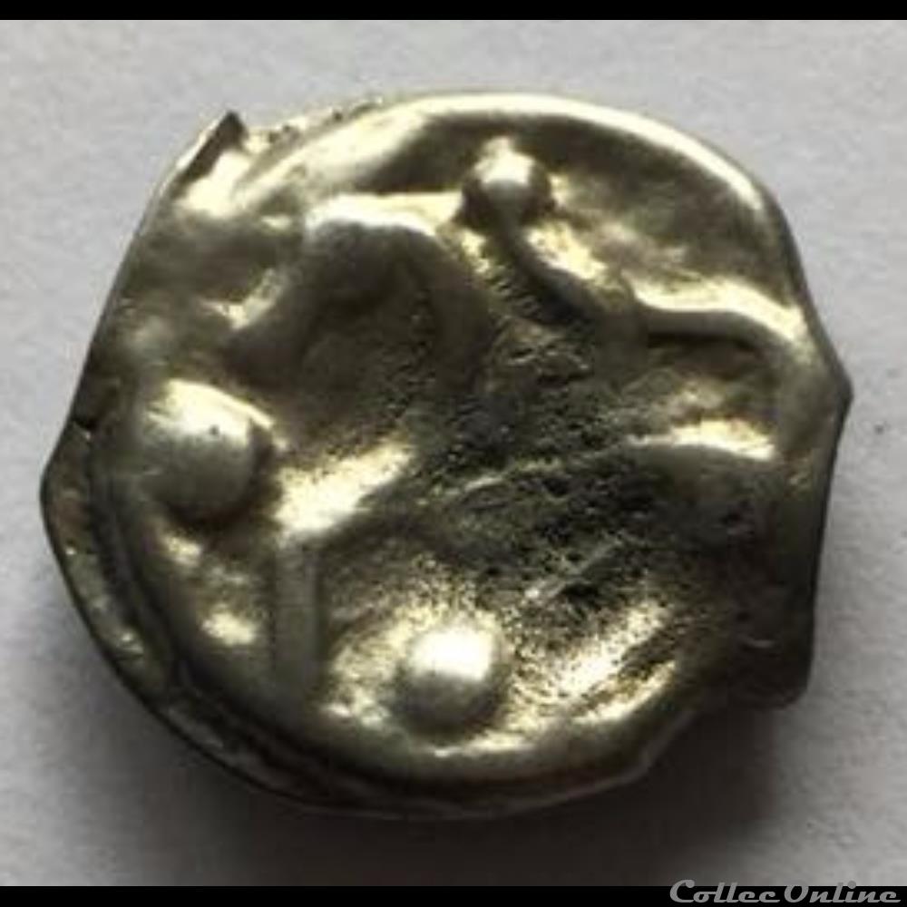 Série 559 DT 2640 Potin à la tête d'indien monnaie antique gauloise serie 559 dt 2640 potin a la tete indien