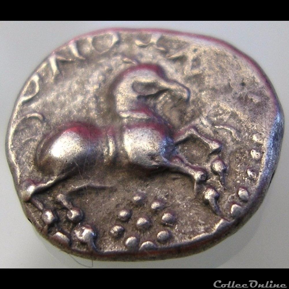 Série 971 DT 3265 Quinaire ARIVOS / SANTONOS ( incertaine Santons ) monnaie antique gauloise serie 971 dt 3265 quinaire arivos santonos incertaine santons