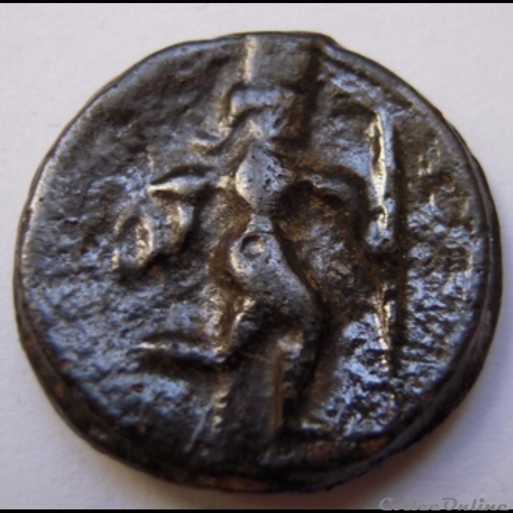 monnaie antique gauloise serie 36 dt 219 potin au guerrier dit a ange