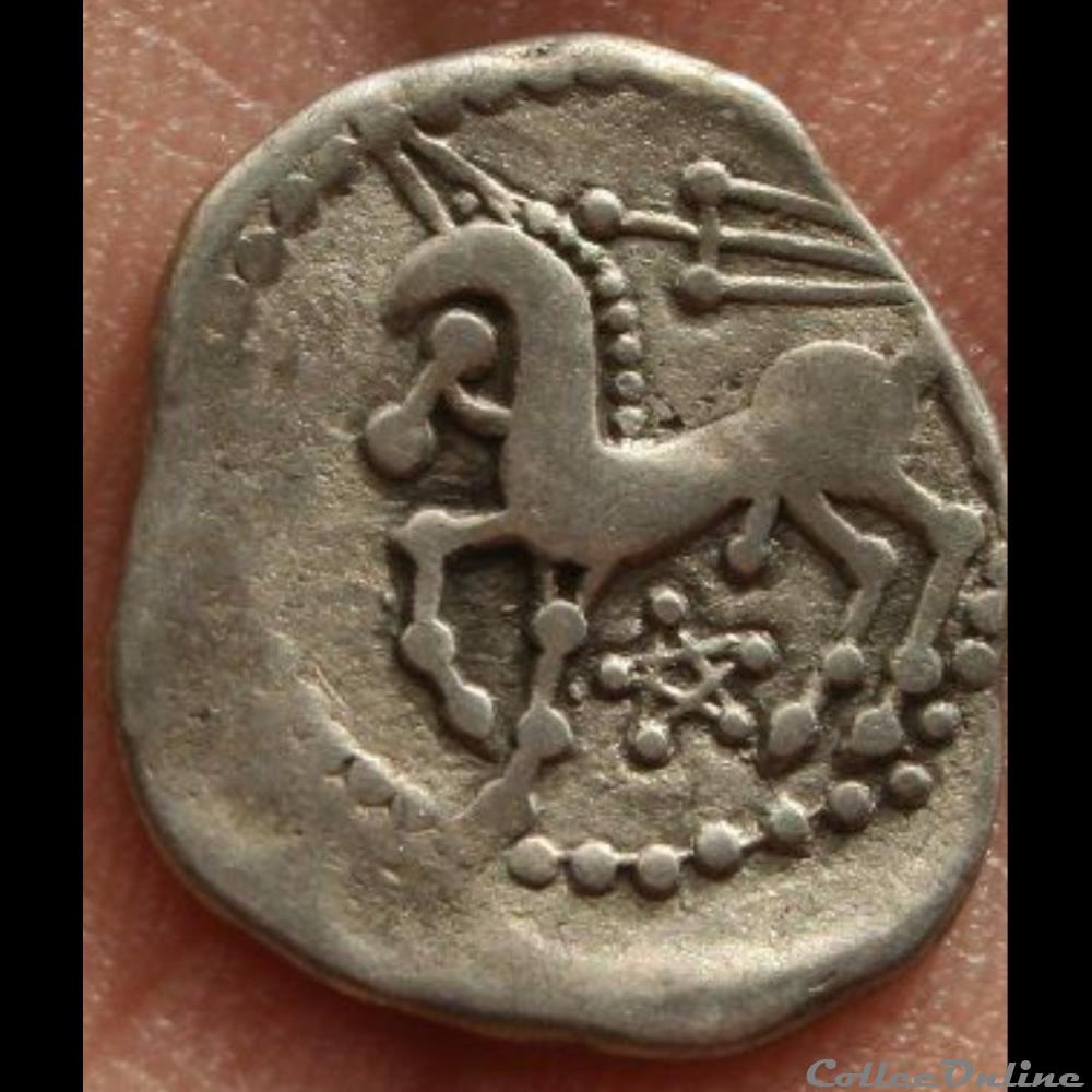 Série 1091 DT 3435 Quinaire au glaive et au pentagrame monnaie antique gauloise serie 1091 dt 3435 quinaire au glaive et au pentagrame