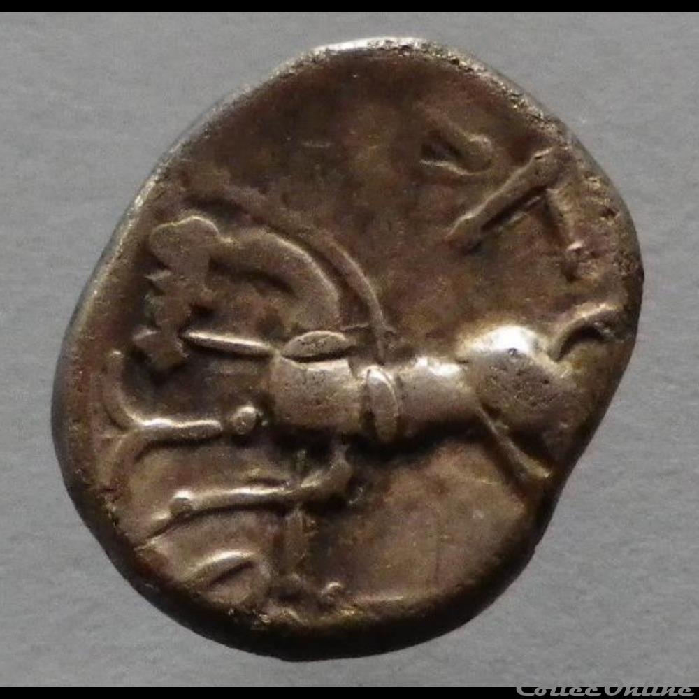 DT série 884 Quinaire KALETEDOY monnaie antique gauloise dt serie 884 quinaire kaletedoy