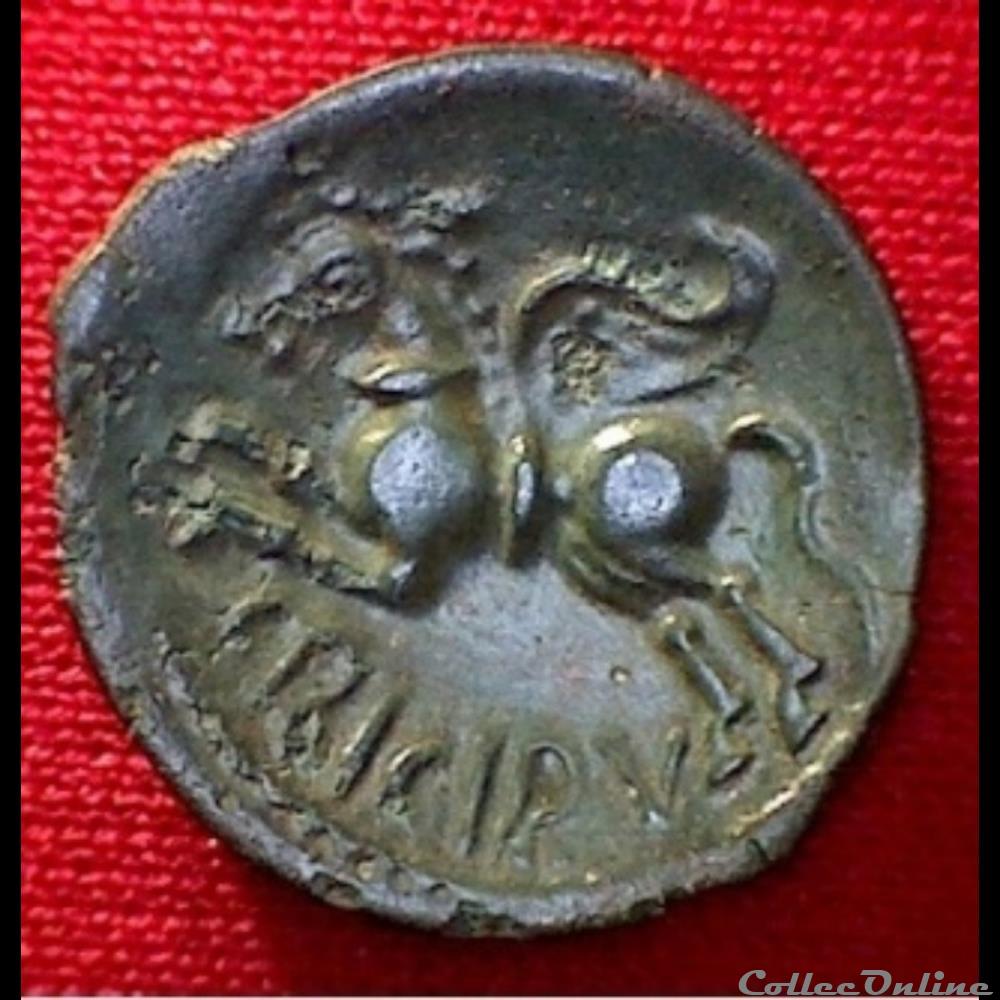 Série 63 DT 554 bronze CRICIRV monnaie antique gauloise serie 63 dt 554 bronze cricirv