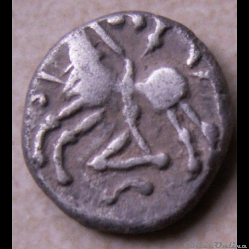 DT série 884 Quinaire KALETEDOY monnaie antique gauloise dt serie 884 quinaire kaletedoy
