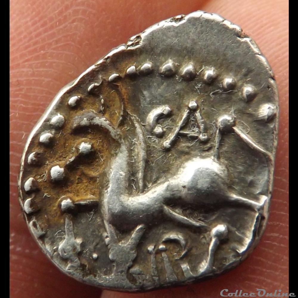 Série 1091 DT 3443 Quinaire CA VR monnaie antique gauloise serie 1091 dt 3443 quinaire ca vr
