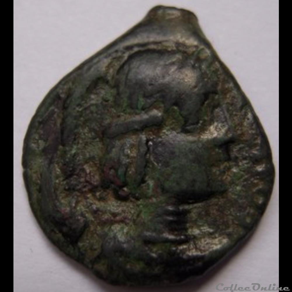 monnaie antique gauloise serie 1229 dt 3607 bronze epad au guerrier