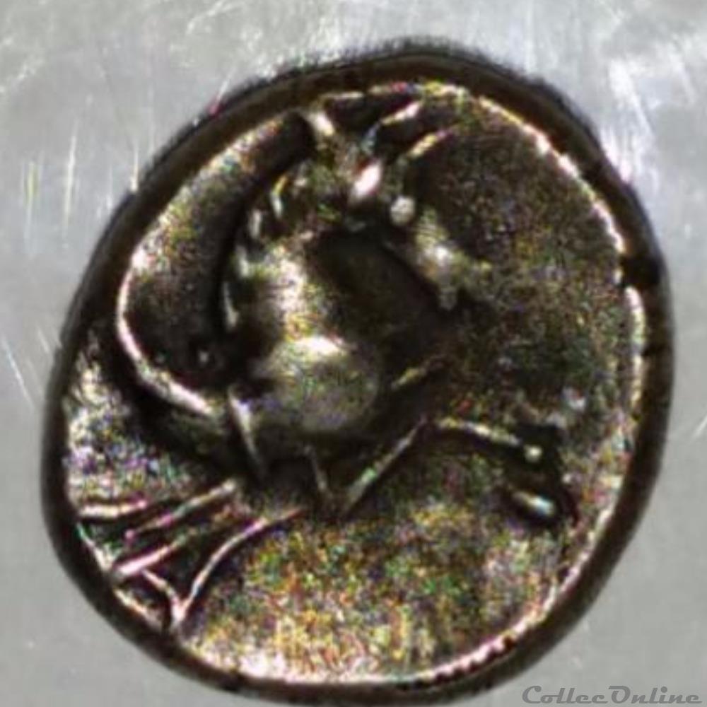 Série 866 DT 3127 Denier à l’hippocampe, tête à droite monnaie antique gauloise serie 866 dt 3127 denier a l hippocampe tete a droite