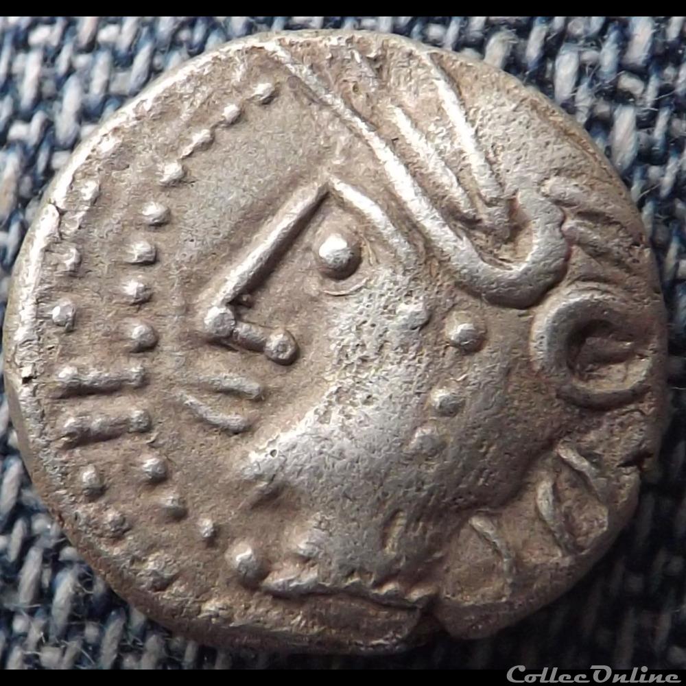 DT série 884 Quinaire KALETEDOY monnaie antique gauloise dt serie 884 quinaire kaletedoy