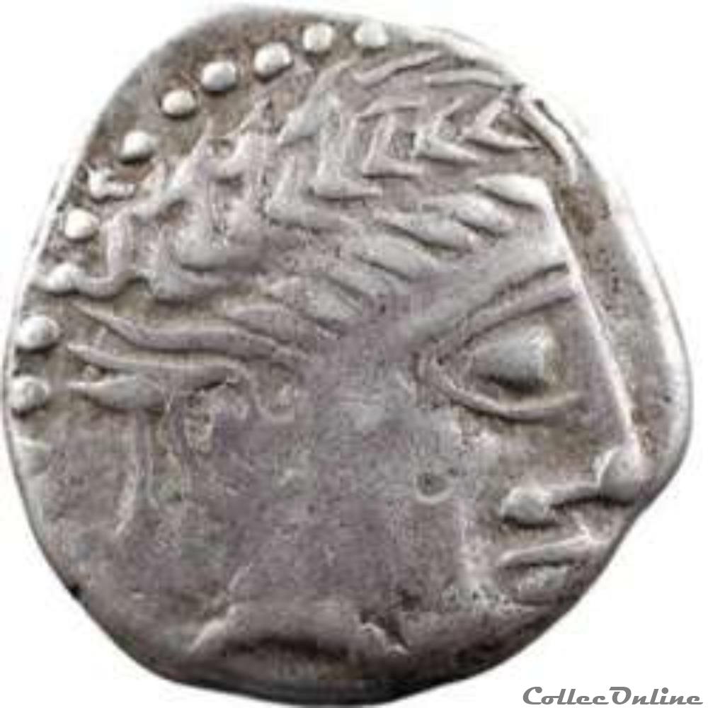 série 821 DT 3445 drachme IALKOVESI monnaie antique gauloise serie 821 dt 3445 drachme ialkovesi