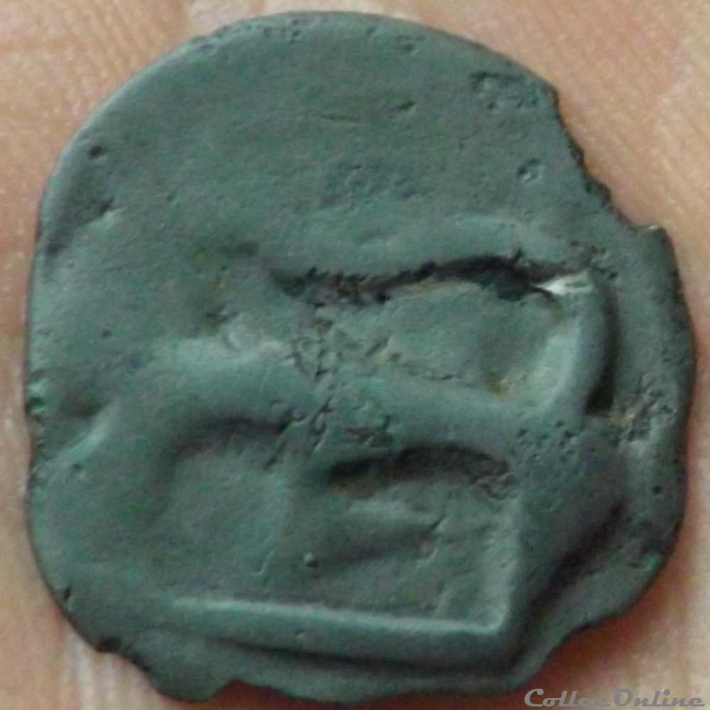 monnaie antique gauloise serie 854 dt potin au bandeau