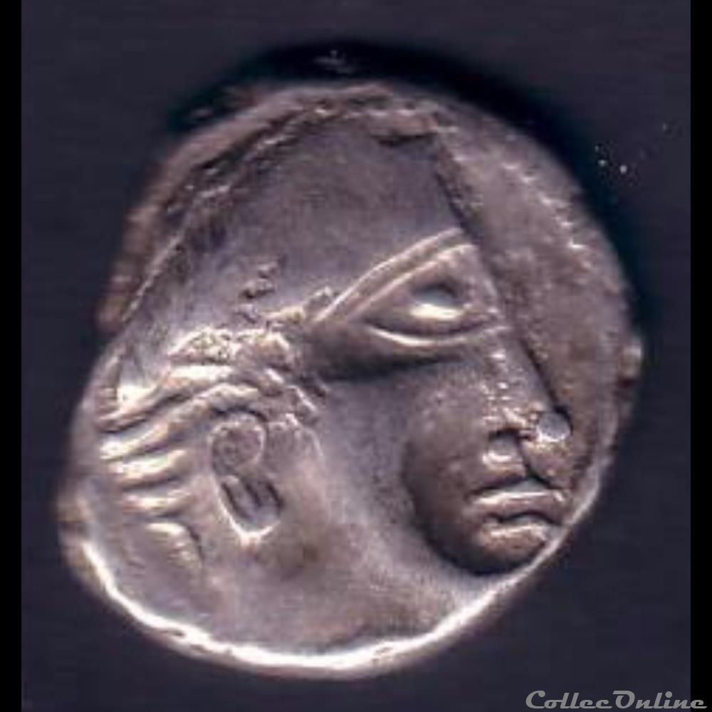 série 821 DT 3445 drachme IALKOVESI monnaie antique gauloise serie 821 dt 3445 drachme ialkovesi