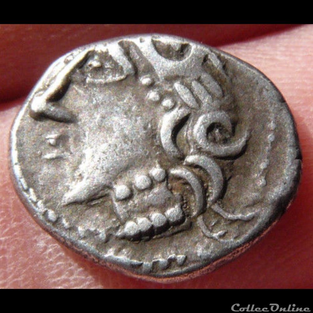 DT série 884 Quinaire KALETEDOY monnaie antique gauloise dt serie 884 quinaire kaletedoy