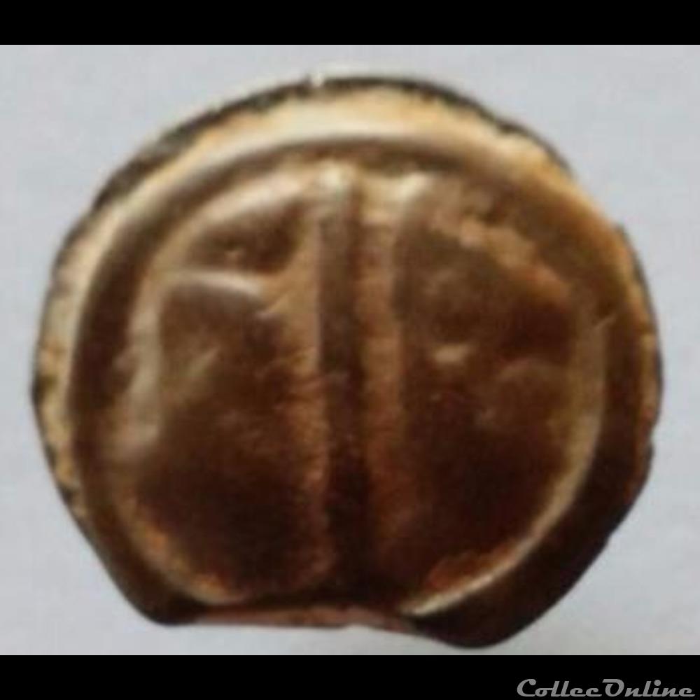 Série 968 DT 3262 var Potin OYINDIA à la tête janiforme monnaie antique gauloise serie 968 dt 3262 var potin oyindia a la tete janiforme
