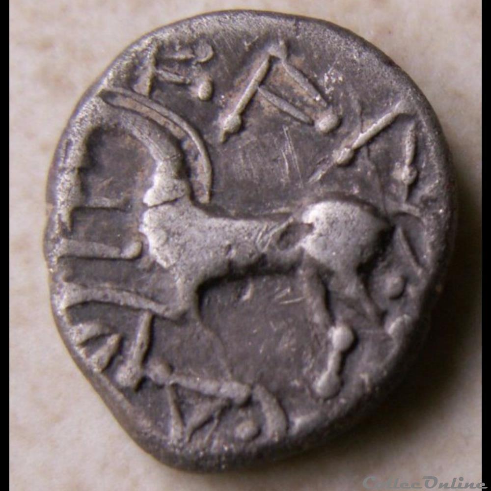 DT série 884 Quinaire KALETEDOY monnaie antique gauloise dt serie 884 quinaire kaletedoy