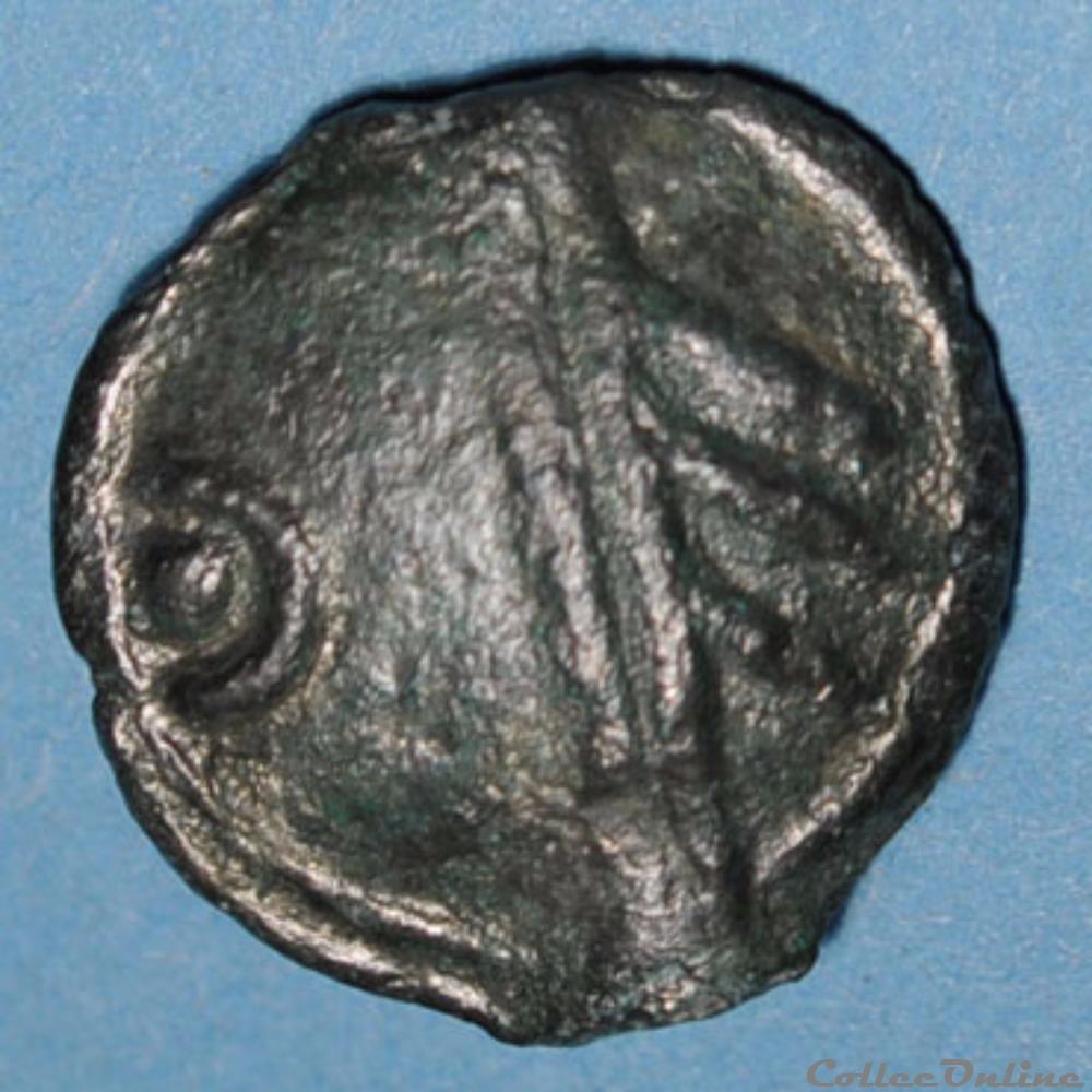 Série 854 DT Potin au bandeau et aux trois traits monnaie antique gauloise serie 854 dt potin au bandeau et aux trois traits