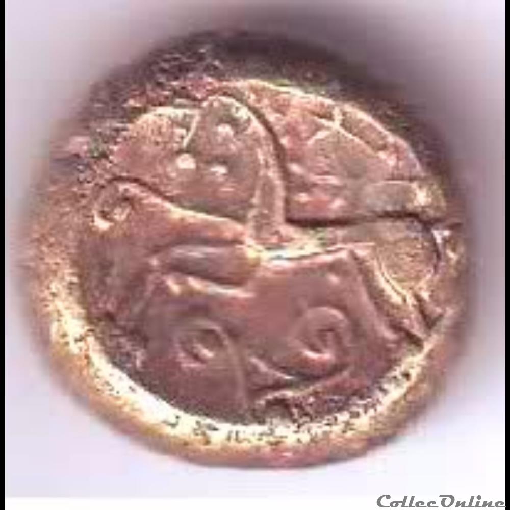monnaie antique gauloise serie 875 dt 3181 statere au triskele type de chenove