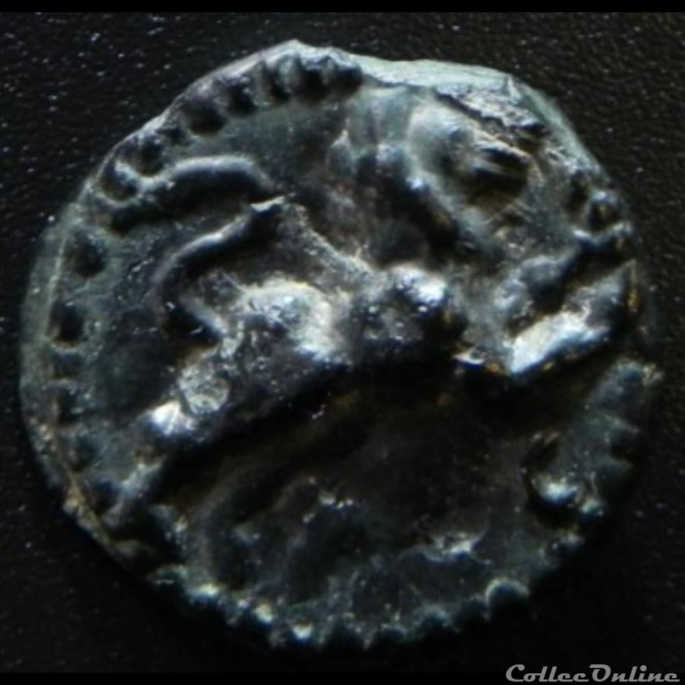 Série 953 DT 3255 Potin TOG au lion monnaie antique gauloise serie 953 dt 3255 potin tog au lion