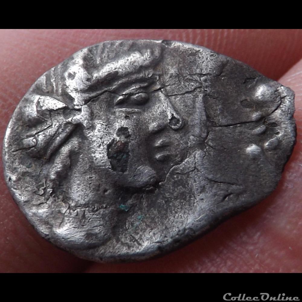 monnaie antique gauloise quinaire hybride litavicos viipotal inedit hybride