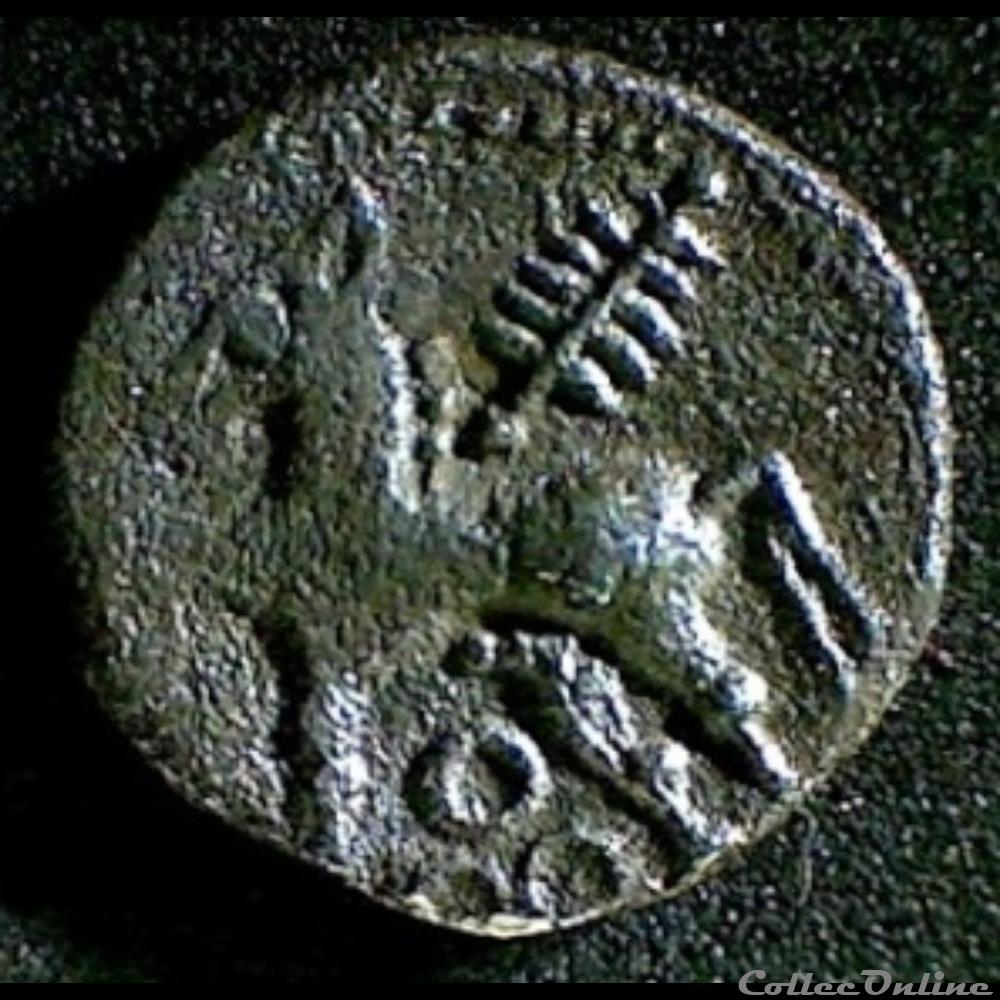 monnaie antique gauloise serie 1091 dt 3437 quinaire au rameau 3 annelets