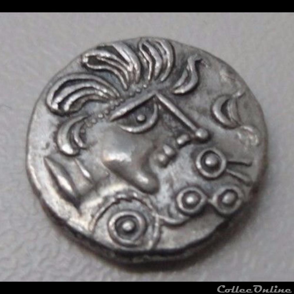 faux quinaire trinovante monnaie antique gauloise faux quinaire trinovante