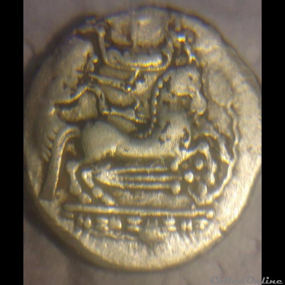 DT 2945 Hémistatère au glaive monnaies antiques av jc ap celtes dt 2945 hemistatere au glaive