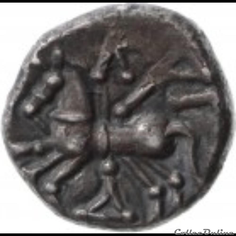 DT série 884 Quinaire KALETEDOY monnaie antique gauloise dt serie 884 quinaire kaletedoy