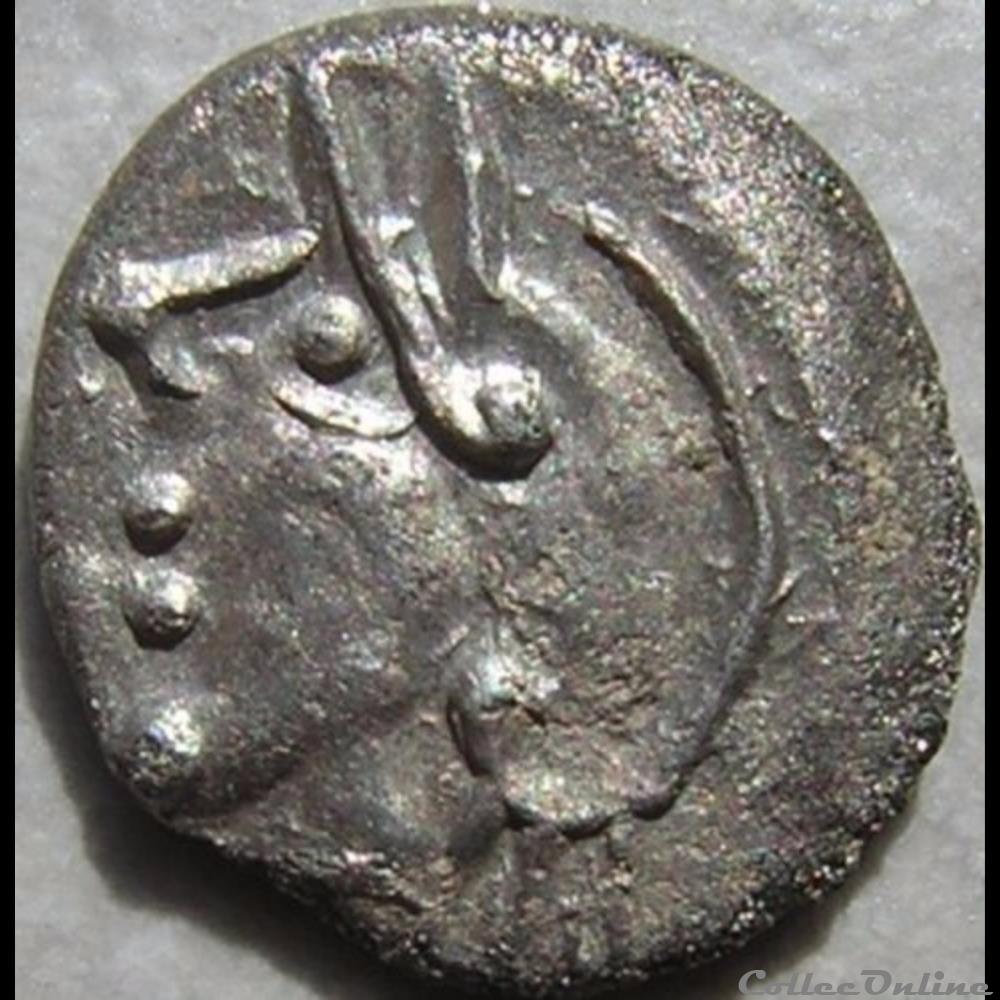 DT série 884 Quinaire hybride tête casquée/ KALETEDOY monnaie antique gauloise dt serie 884 quinaire hybride tete casquee kaletedoy