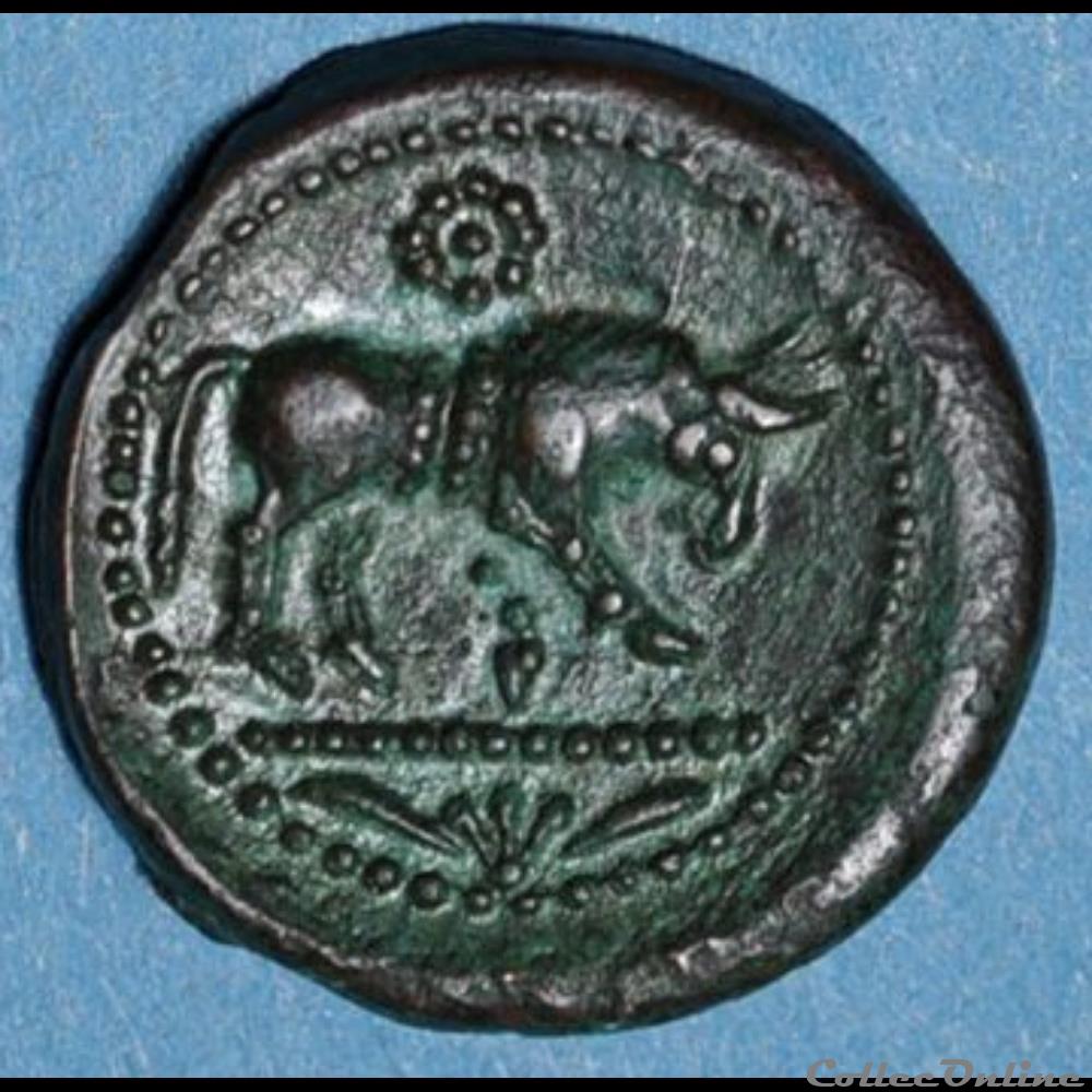 Série 1298 DT 3722 Bronze ATECTORI monnaie antique gauloise serie 1298 dt 3722 bronze atectori