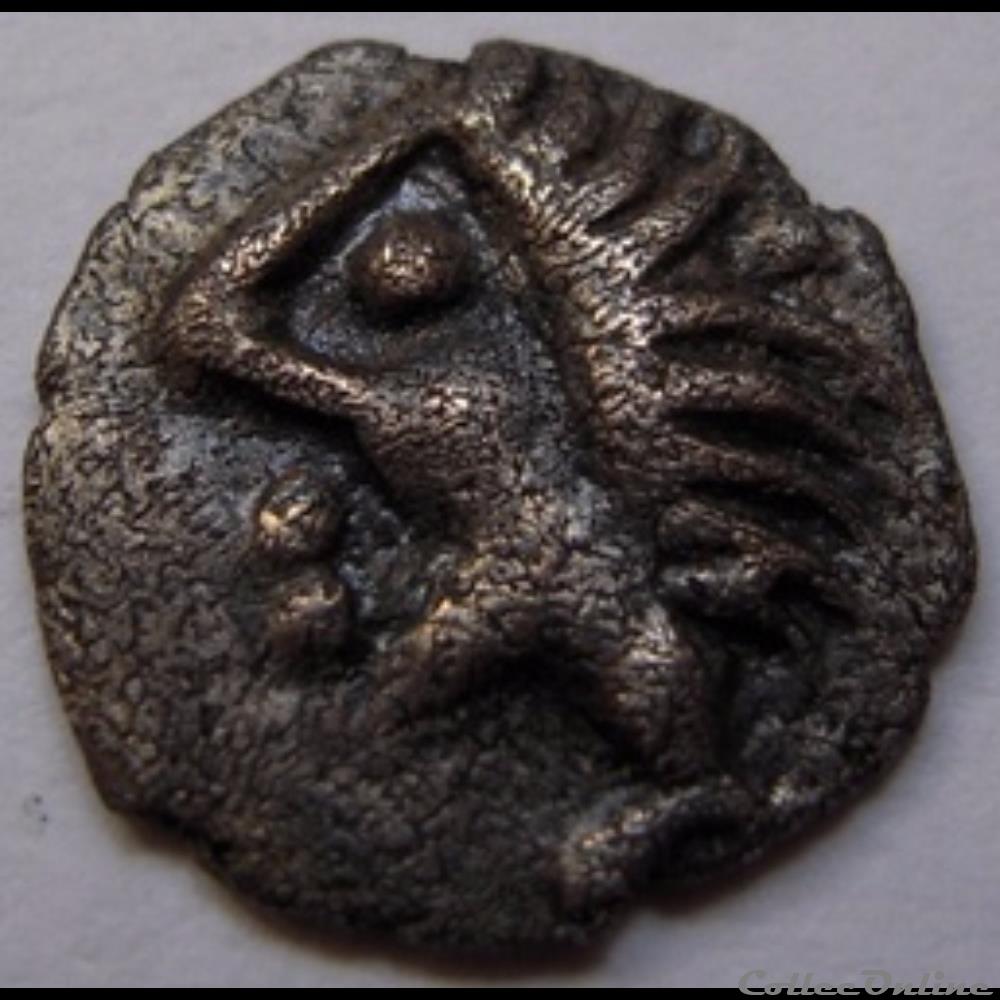 Obole de billon, “type de Manching II” monnaie antique gauloise obole de billon type de manching ii