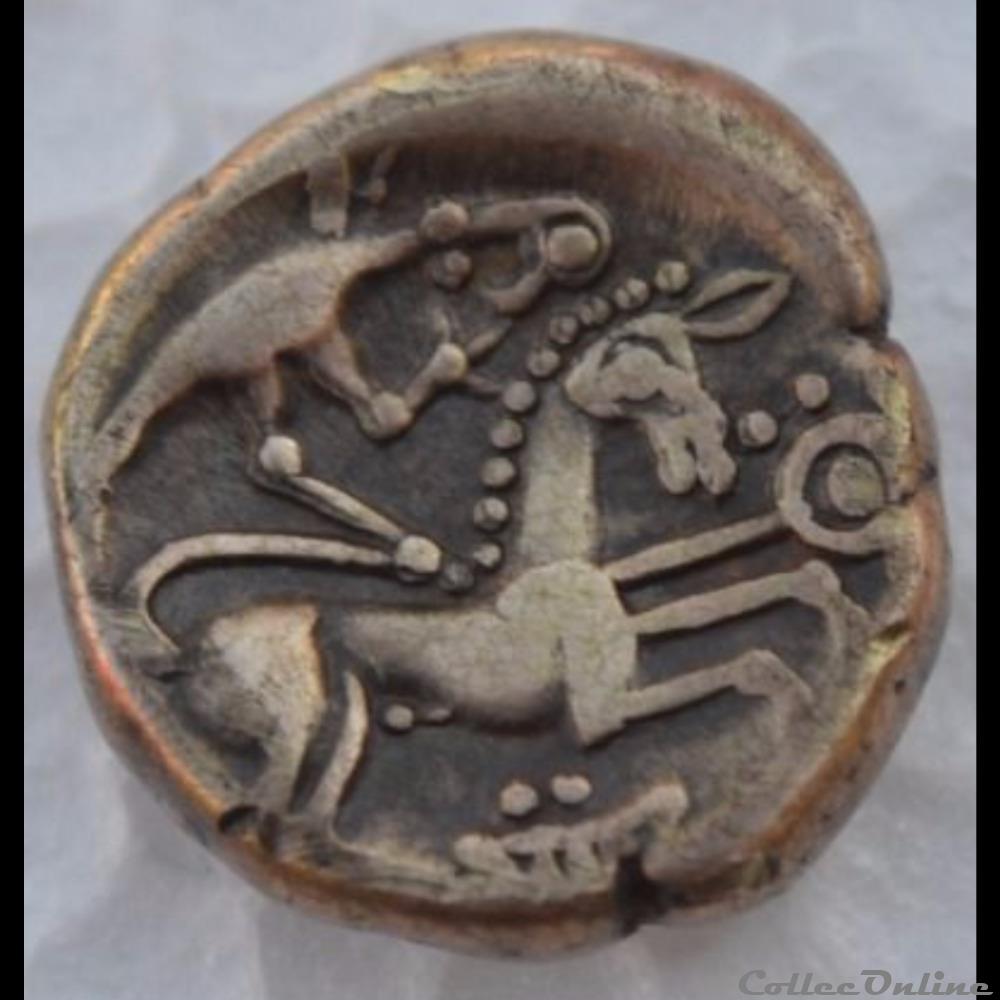Série 875 DT 3174 Statère à la lyre type de Chenove monnaie antique gauloise serie 875 dt 3174 statere a la lyre type de chenove