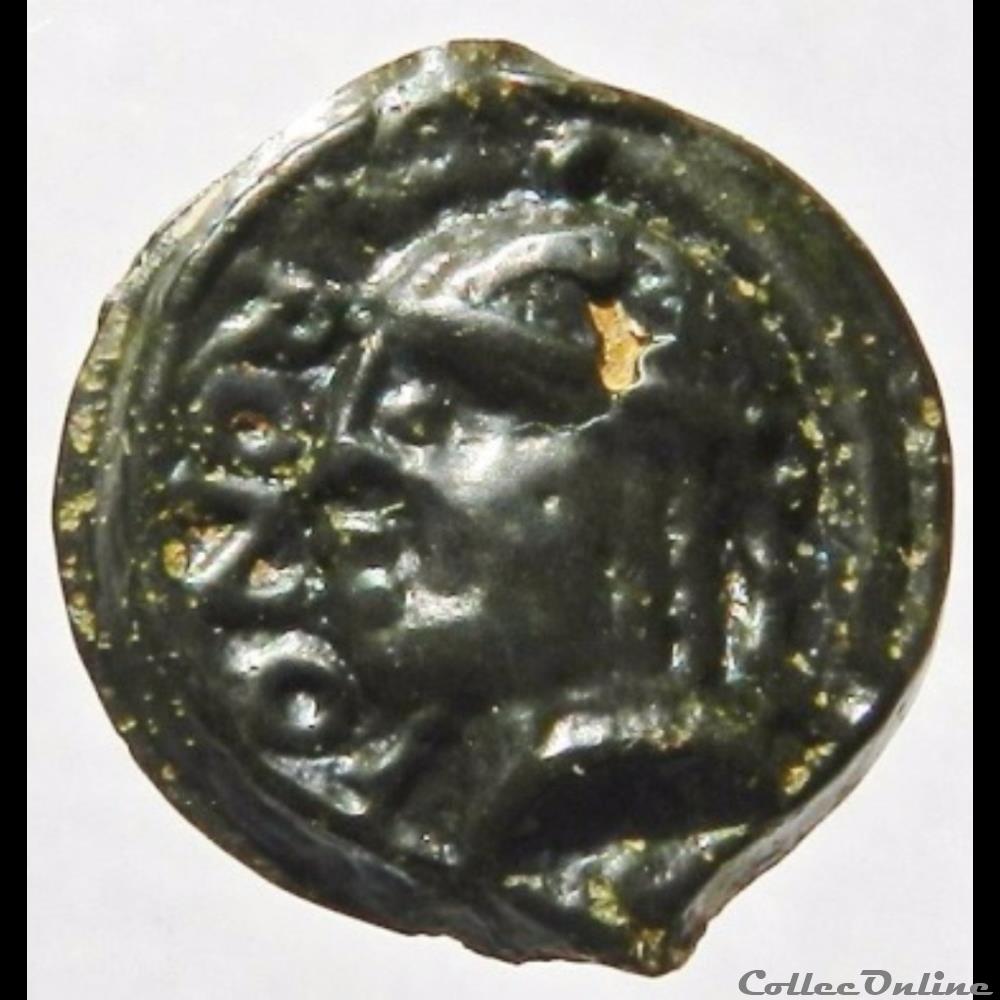 Série 962 DT 3259 Potin TVRONOS / CANTORIX monnaie antique gauloise serie 962 dt 3259 potin tvronos cantorix