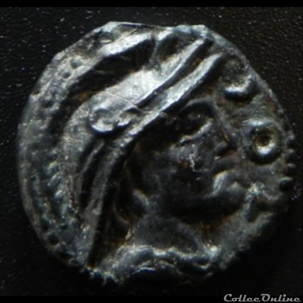 Série 953 DT 3255 Potin TOG au lion monnaie antique gauloise serie 953 dt 3255 potin tog au lion
