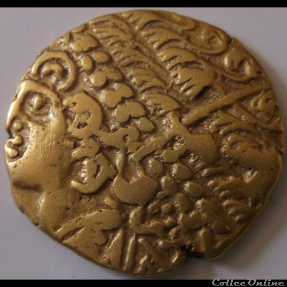 Série 11 statère à la tête d'indien monnaie antique gauloise serie 11 statere a la tete indien