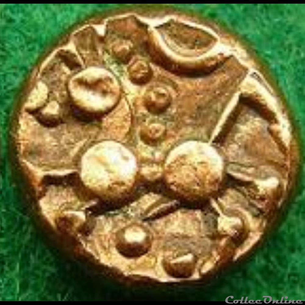 monnaie antique gauloise serie 30 dt 183 var quart de statere au s