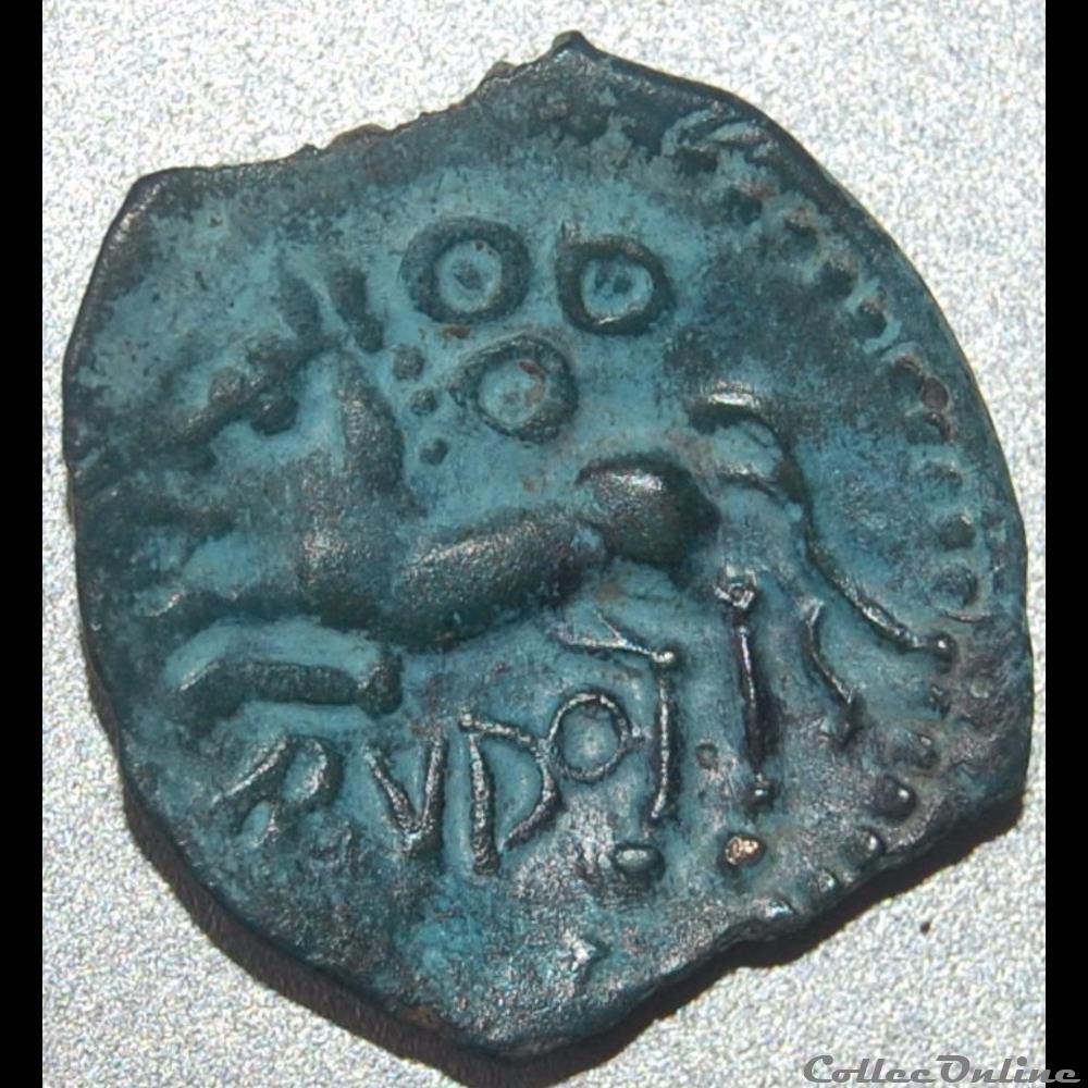 monnaie antique gauloise serie 1100 dt 3469 bronze abvdos abvdos