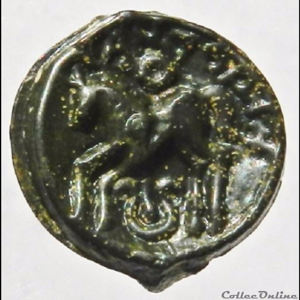 Série 962 DT 3259 Potin TVRONOS / CANTORIX monnaie antique gauloise serie 962 dt 3259 potin tvronos cantorix