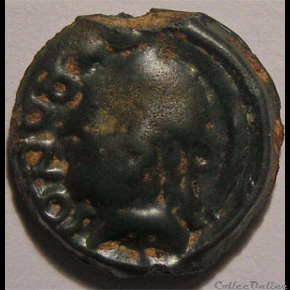 monnaie antique gauloise serie 962 dt 3259 potin tvronos cantorix