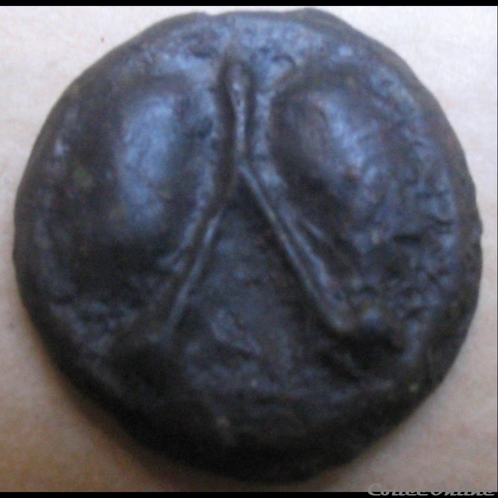 DT 692 potin à l'Y ( incertaine parisii ) monnaie antique gauloise dt 692 potin a y incertaine parisii