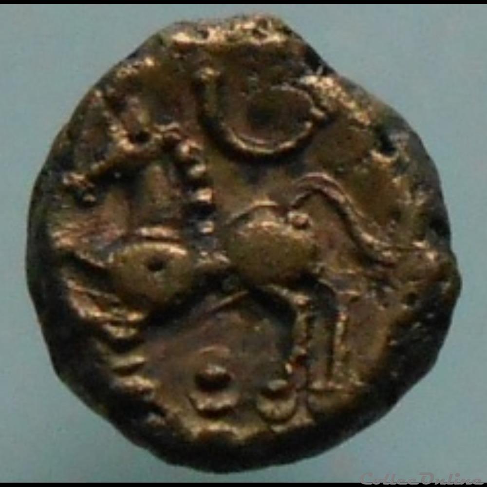 Série 30 DT 183 Quart de statère au S et à la rosace monnaie antique gauloise serie 30 dt 183 quart de statere au s et a la rosace