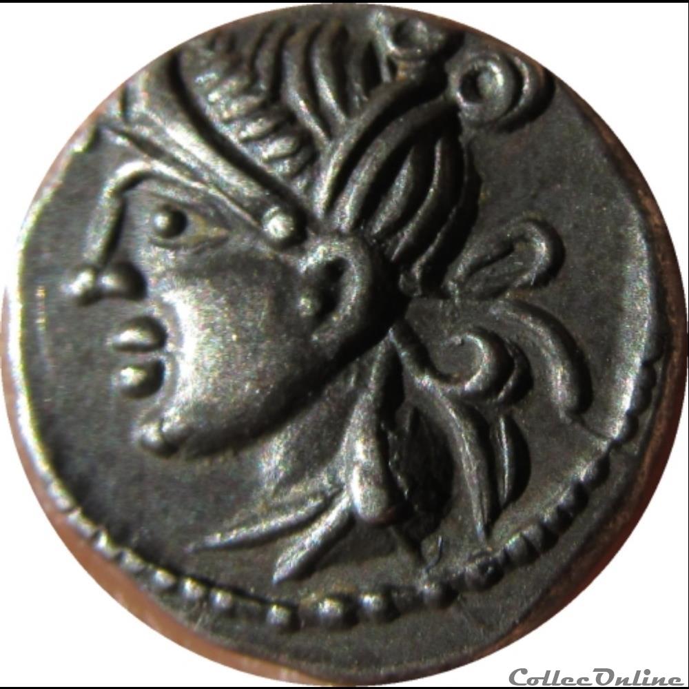 Série 905 DT 3215 Quinaire VIIPOTAL monnaie antique gauloise serie 905 dt 3215 quinaire viipotal