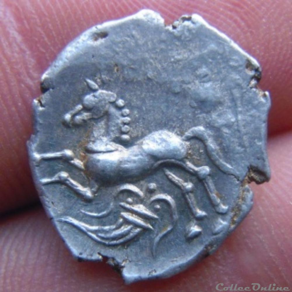 DT 2660 Quinaire BELINOC monnaie antique gauloise dt 2660 quinaire belinoc