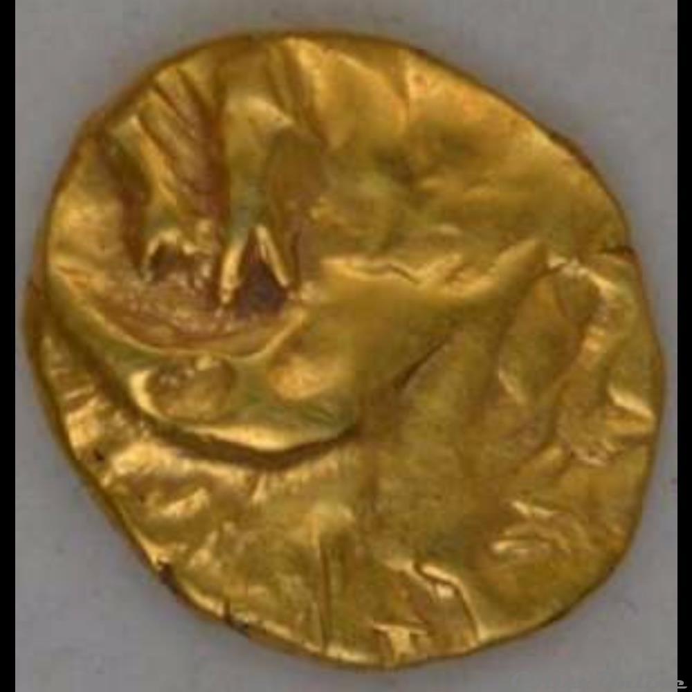 Série 41 quart de statère à l'arbre et au bateau monnaie antique gauloise serie 41 quart de statere a arbre et au bateau