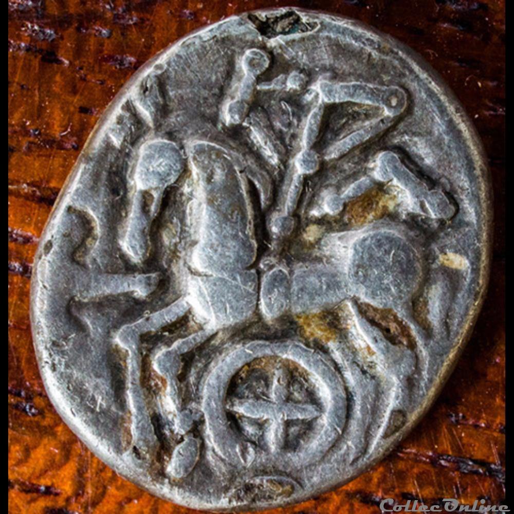 DT série 884 Quinaire KALETEDOY monnaie antique gauloise dt serie 884 quinaire kaletedoy